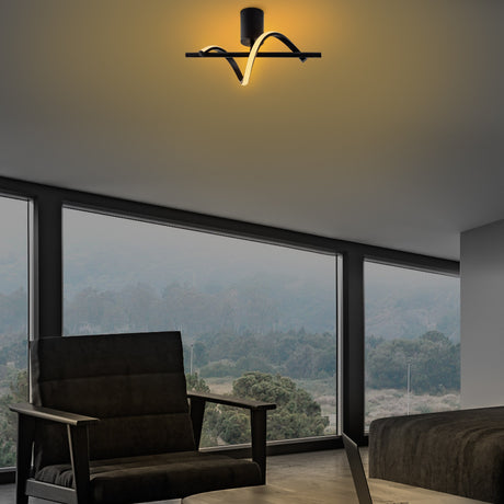 Candelabru Likma - 13514 - Negru