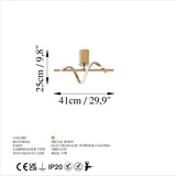 Candelabru Likma - 13515 - Auriu