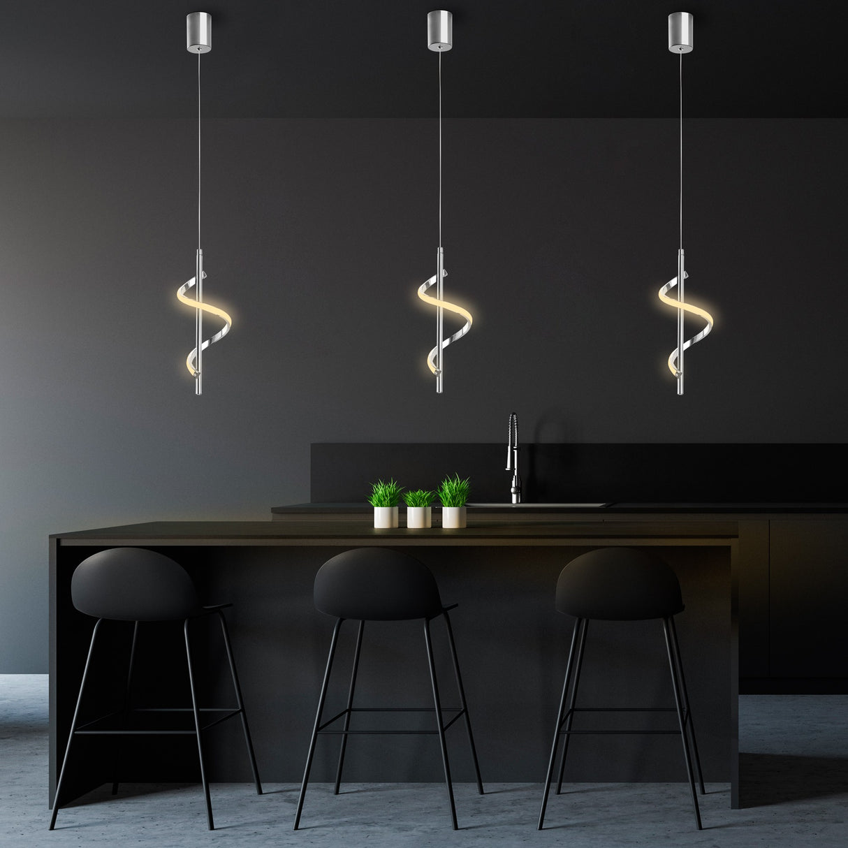 Candelabru Likma - 13521 - Crom