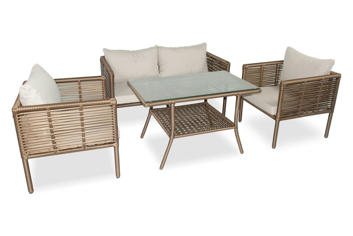 Set mobilier gradina Newyork 130 - Dark Brown - Maro inchis