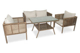 Set mobilier gradina Newyork 130 - Dark Brown - Maro inchis