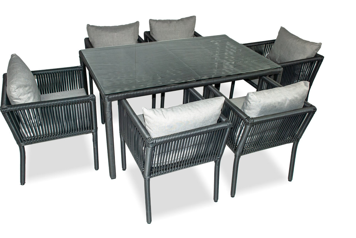 Set mobilier gradina Vera 150 - Grey - Gri