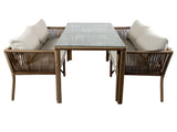 Set mobilier gradina Vera 4 - Dark Brown - Maro inchis