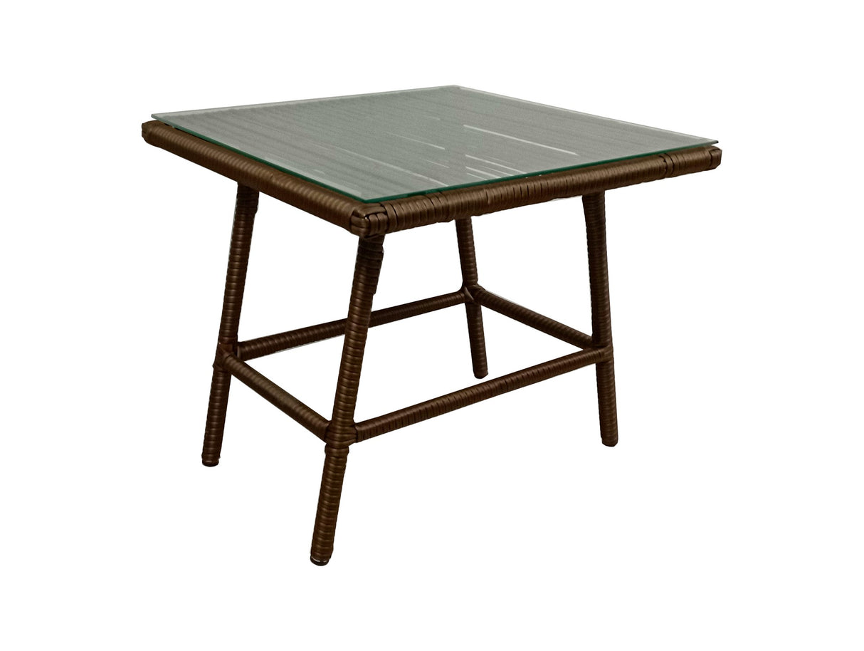 Set mobilier gradina Shangai 8 - Dark Brown - Maro inchis