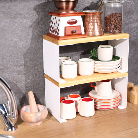 Organizator Shelves - 2 - Alb
