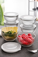 Set cutii depozitare C-DD07 - Plain - Multicolor