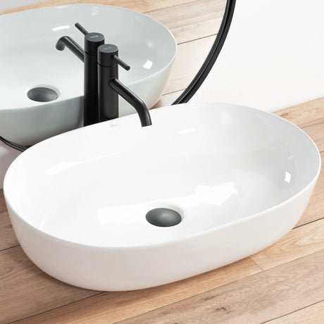 Lavoar ceramic pentru blat CLEO alb - REA