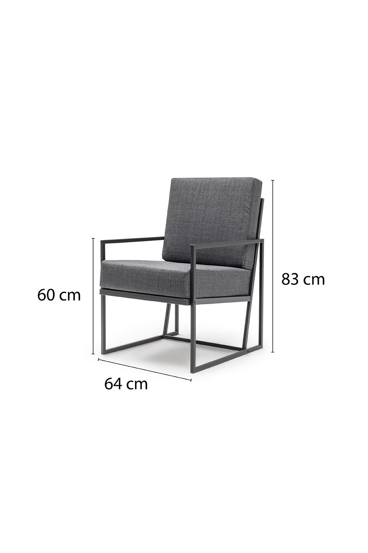 Canapea exterior 2020Tklknp001 - Antracit / Negru