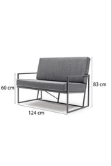 Set mobilier gradina Ikli2020Mtlknp001 - Antracit / Negru