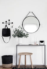 Oglinda rotunda Loft 60 cm NEGRU CFZL-MR060