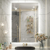 Oglinda LED SQR 50x100cm
