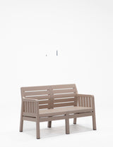 Set mobilier gradina Lara Mindersiz 2+1+1+S Takim - Cappucino - Cappuccino