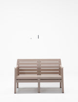 Set mobilier gradina Lara Mindersiz 2+1+1+S Takim - Cappucino - Cappuccino