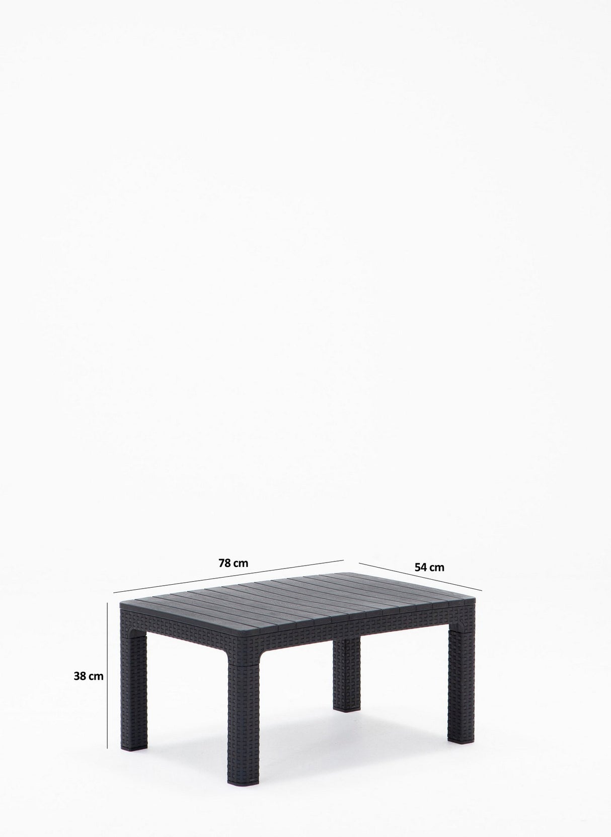 Set mobilier gradina Aksu 3+1+1+S Takim - Anthracite - Antracit