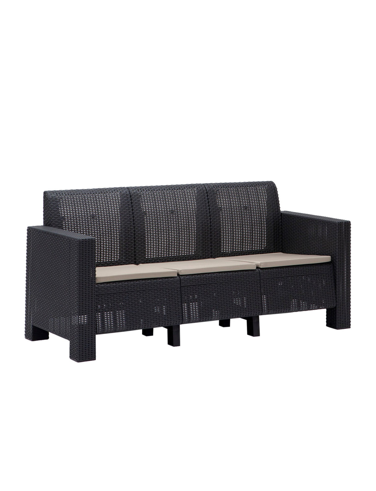 Set mobilier gradina Aksu 3+1+1+S Takim - Anthracite - Antracit