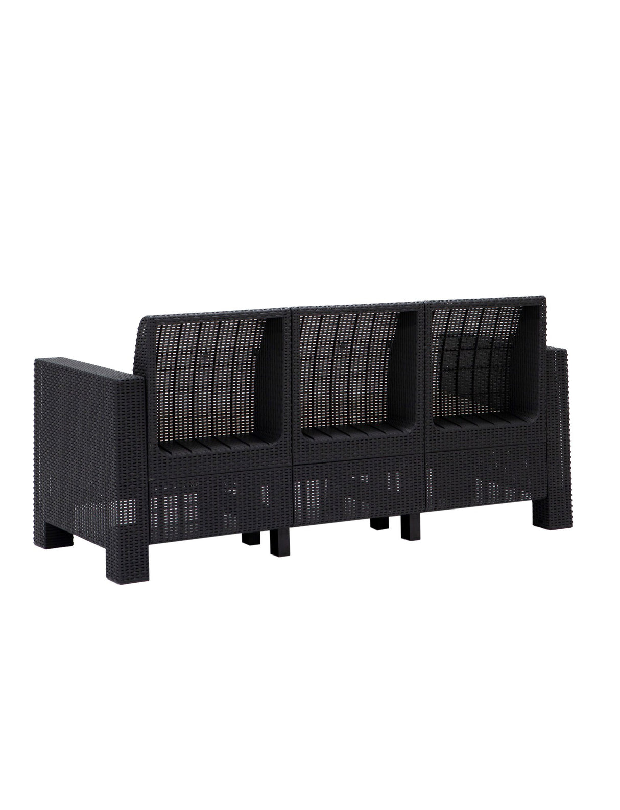 Set mobilier gradina Aksu 3+1+1+S Takim - Anthracite - Antracit