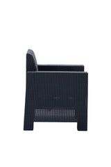 Set mobilier gradina Aksu 3+1+1+S Takim - Anthracite - Antracit