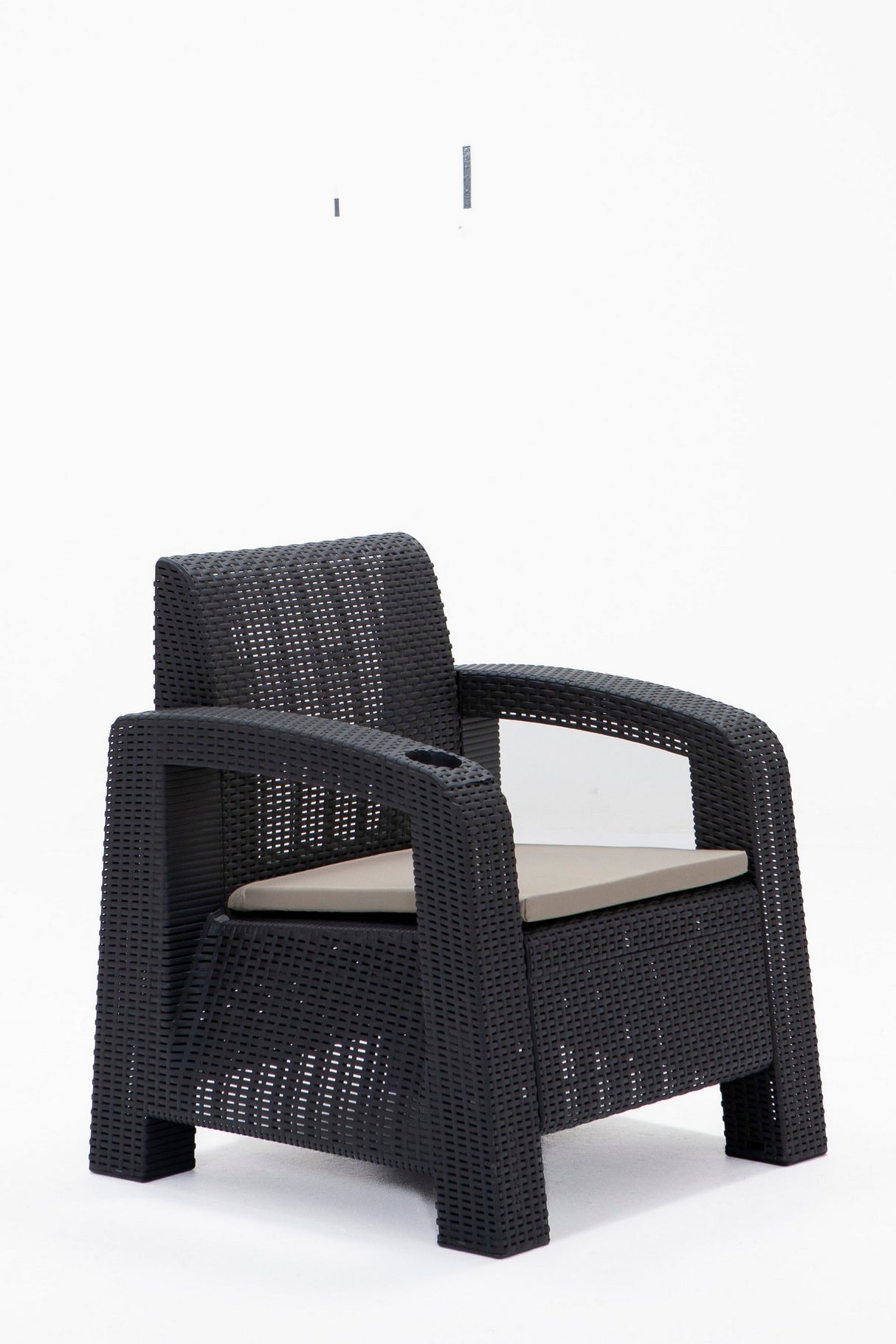 Set mobilier gradina Olimpos 1+1+S Takim - Anthracite - Antracit