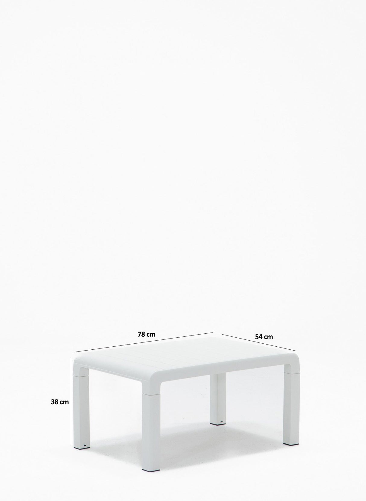 Set mobilier gradina Lara 3+1+1+S Takim - White - Alb