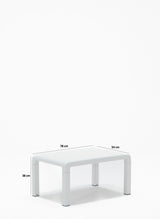 Set mobilier gradina Lara 3+1+1+S Takim - White - Alb