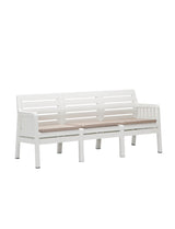Set mobilier gradina Lara 3+1+1+S Takim - White - Alb