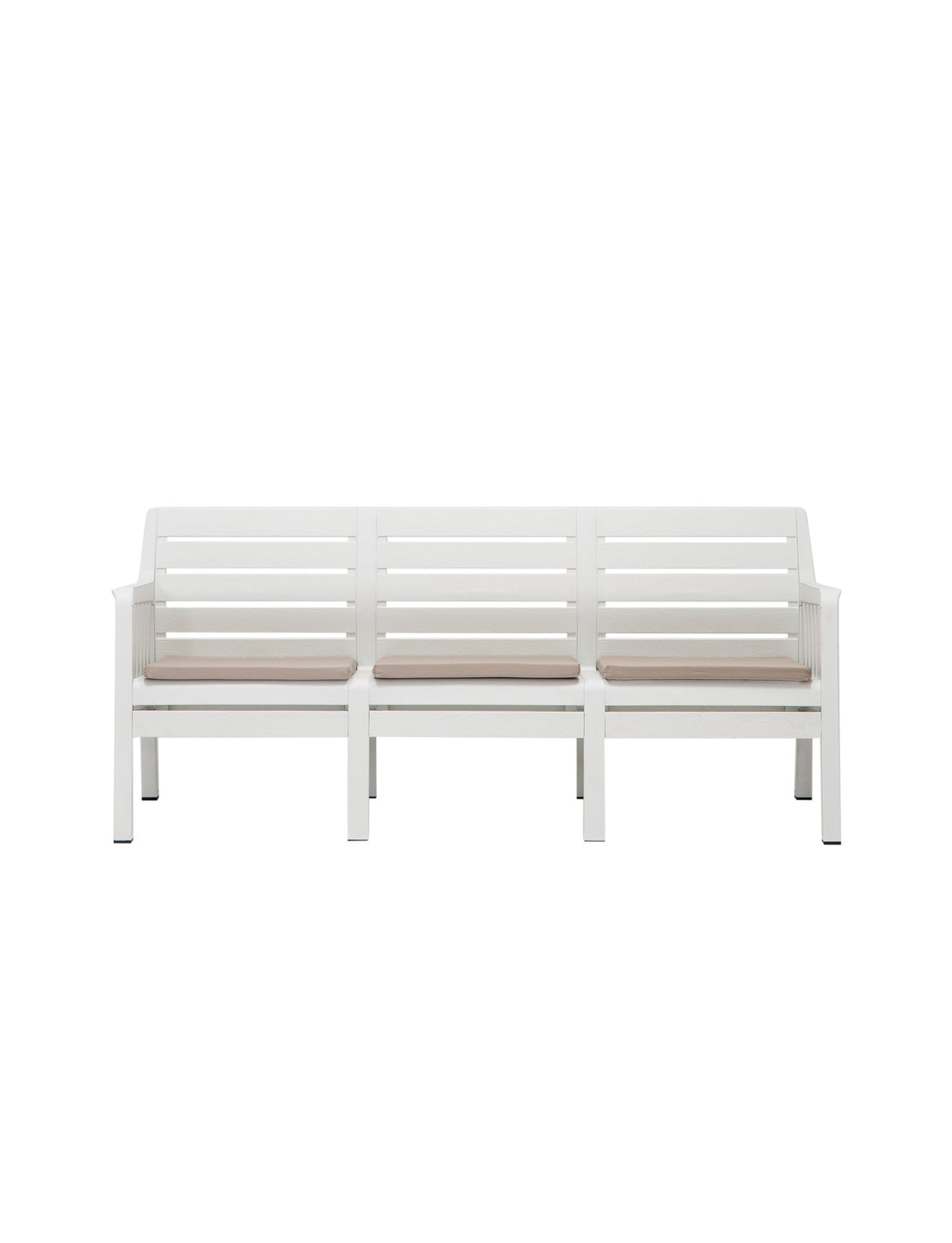 Set mobilier gradina Lara 3+1+1+S Takim - White - Alb
