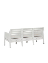 Set mobilier gradina Lara 3+1+1+S Takim - White - Alb