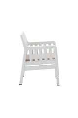 Set mobilier gradina Lara 3+1+1+S Takim - White - Alb