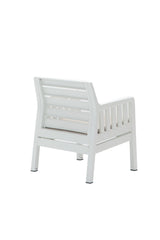 Set mobilier gradina Lara 3+1+1+S Takim - White - Alb