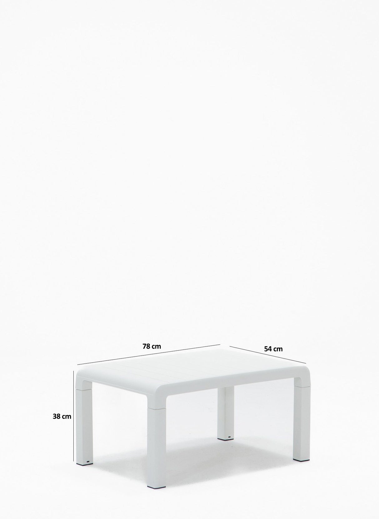 Set mobilier gradina Lara 2+1+1+S Takim - White - Alb