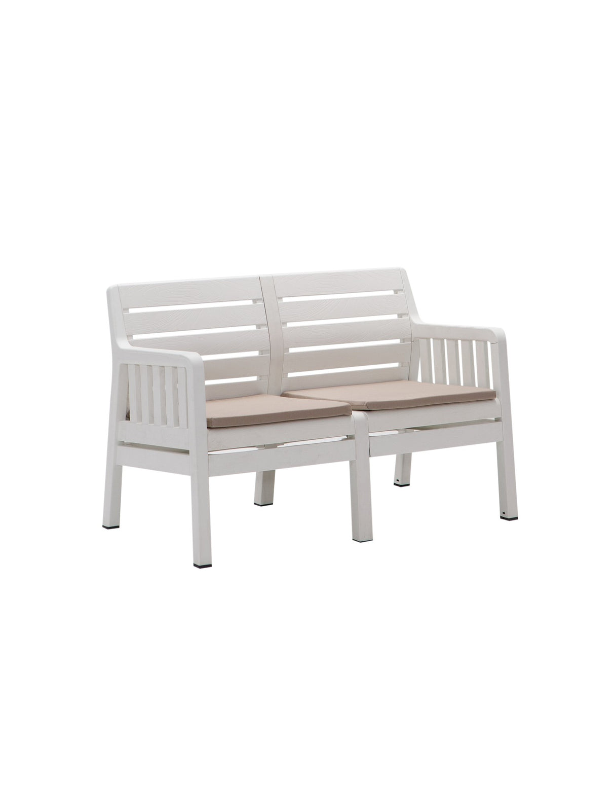 Set mobilier gradina Lara 2+1+1+S Takim - White - Alb