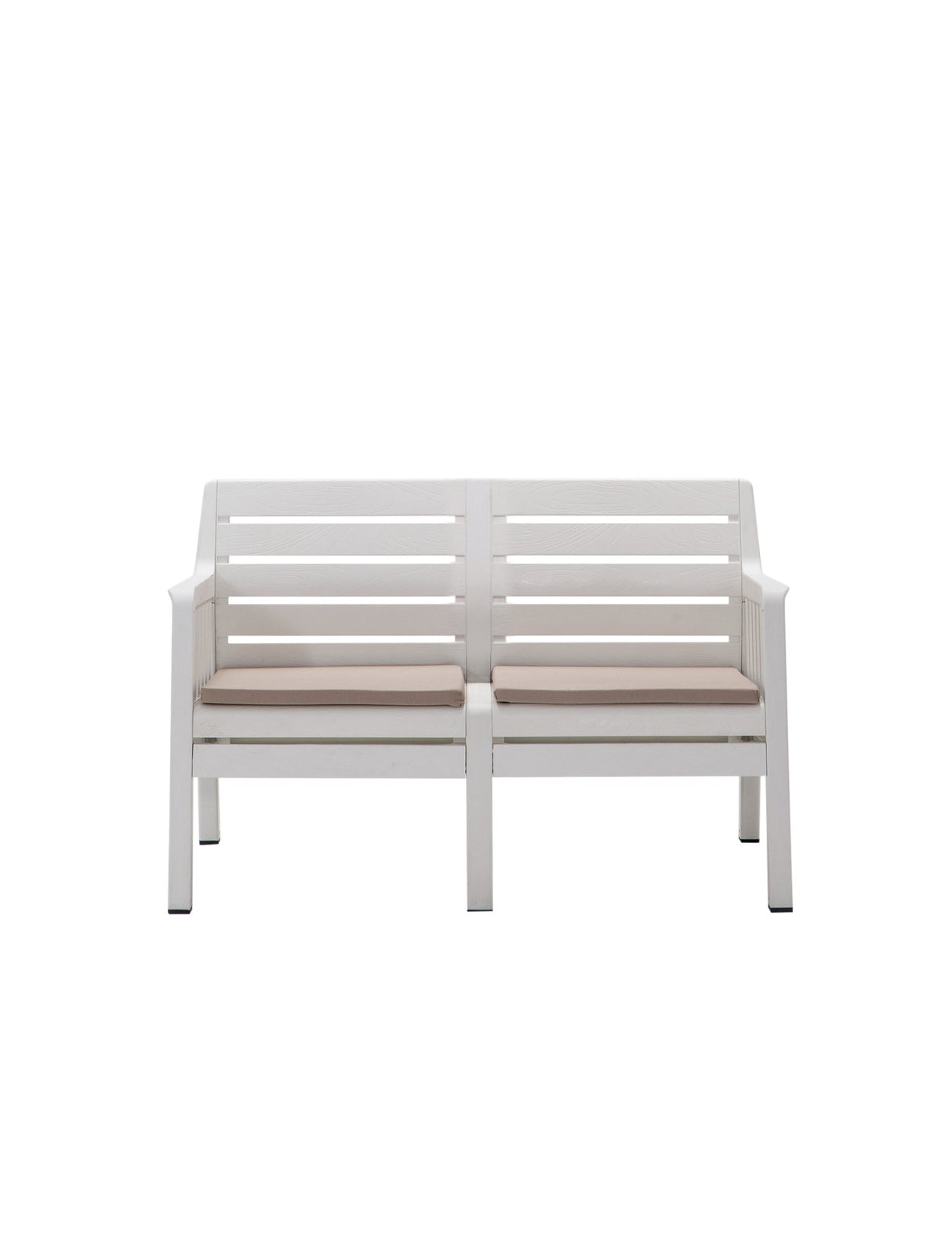 Set mobilier gradina Lara 2+1+1+S Takim - White - Alb