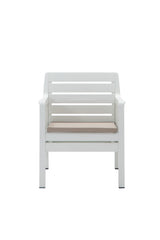 Set mobilier gradina Lara 2+1+1+S Takim - White - Alb