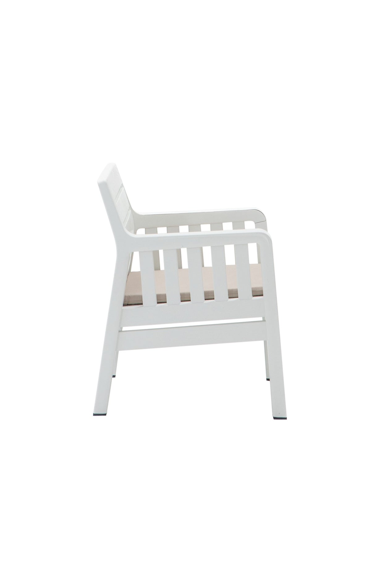 Set mobilier gradina Lara 2+1+1+S Takim - White - Alb