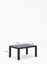 Set mobilier gradina Lara 2+1+1+S Takim - Anthracite - Antracit
