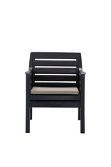 Set mobilier gradina Lara 2+1+1+S Takim - Anthracite - Antracit