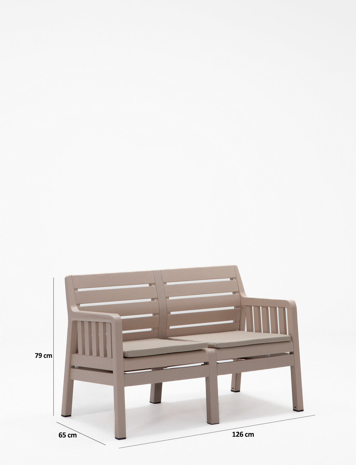 Set mobilier gradina Lara 2+1+1+S Takim - Cappucino - Cappuccino