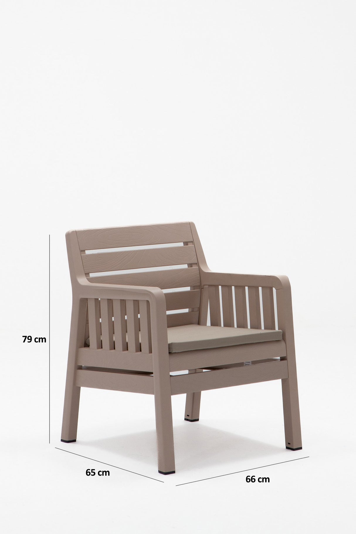 Set mobilier gradina Lara 2+1+1+S Takim - Cappucino - Cappuccino