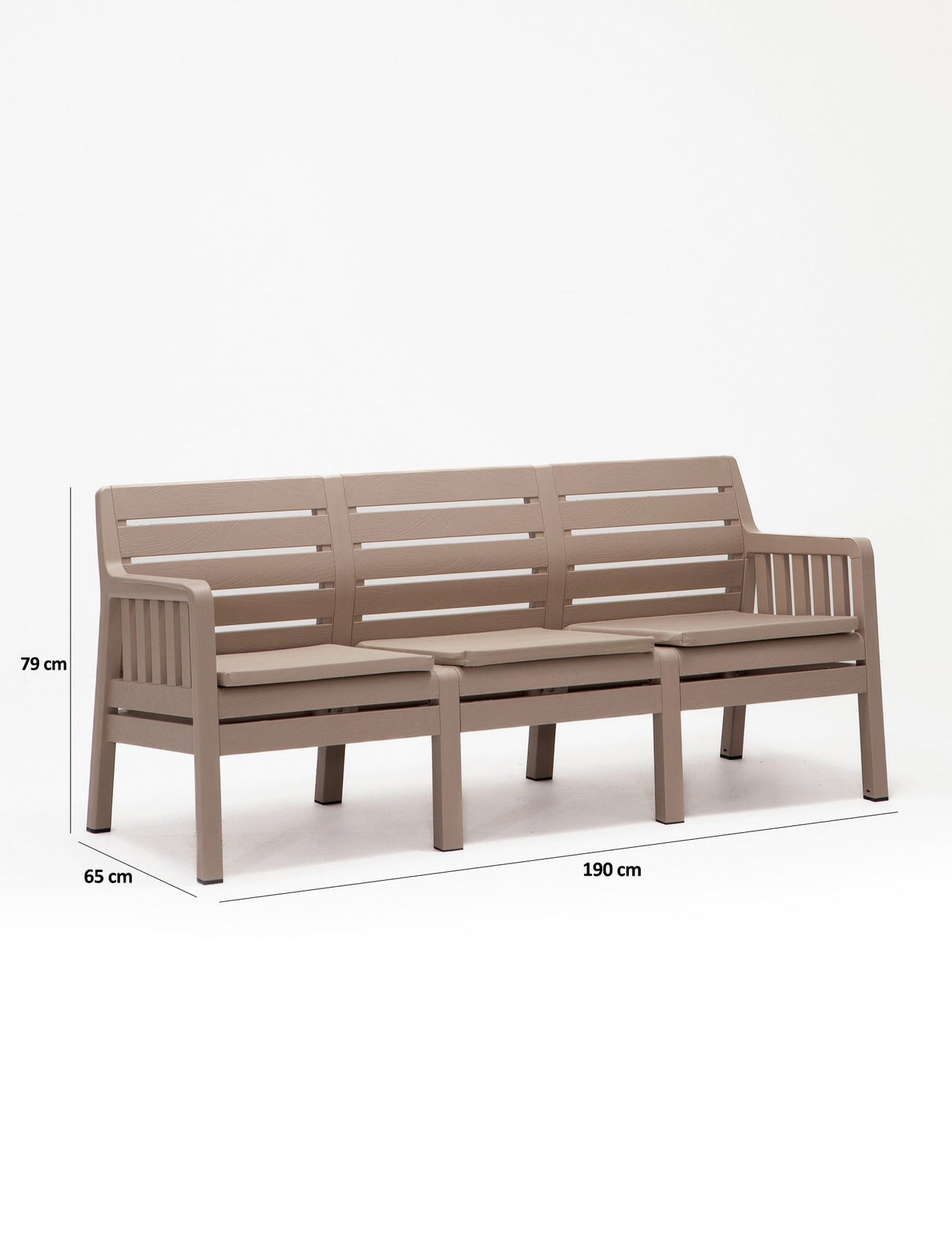 Set mobilier gradina Lara 3+1+1+S Takim - Cappucino - Cappuccino