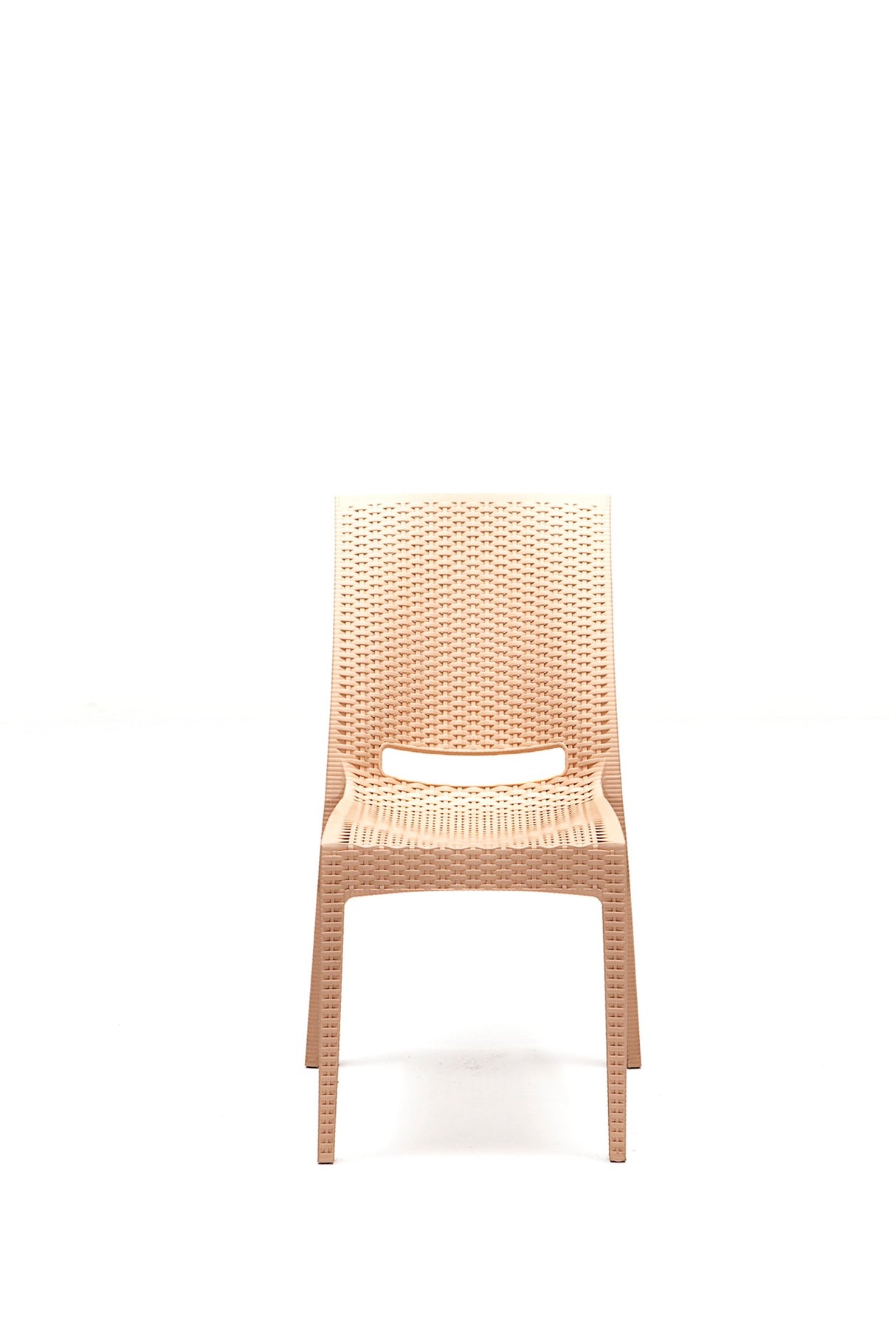 Set mobilier gradina Rattan 80x80 Small Masa Takimi - Cappucino - Cappuccino