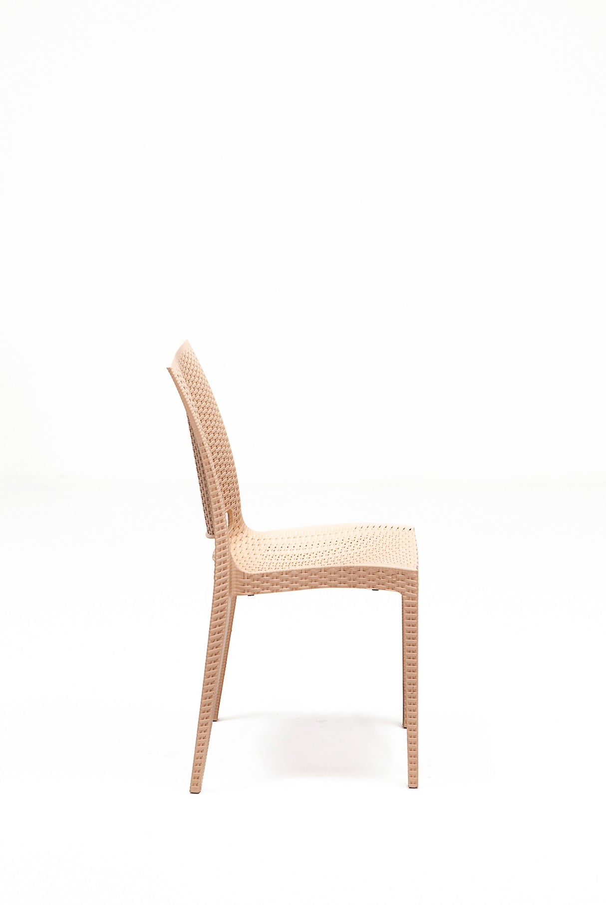 Set mobilier gradina Rattan 80x80 Small Masa Takimi - Cappucino - Cappuccino