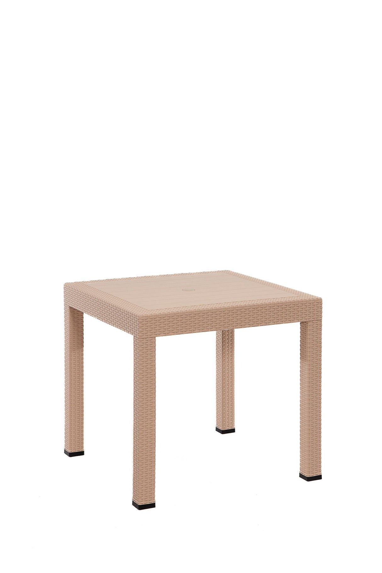 Set mobilier gradina Rattan 80x80 Small Masa Takimi - Cappucino - Cappuccino