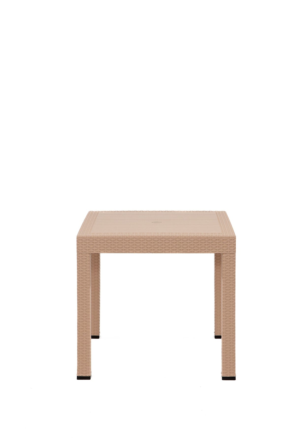Set mobilier gradina Rattan 80x80 Small Masa Takimi - Cappucino - Cappuccino
