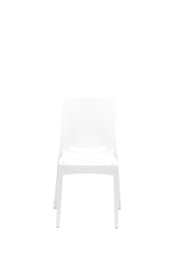 Set mobilier gradina Rattan 80x80 Small Masa Takimi - White - Alb