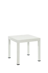 Set mobilier gradina Rattan 80x80 Small Masa Takimi - White - Alb