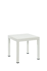 Set mobilier gradina Rattan 80x80 Small Masa Takimi - White - Alb