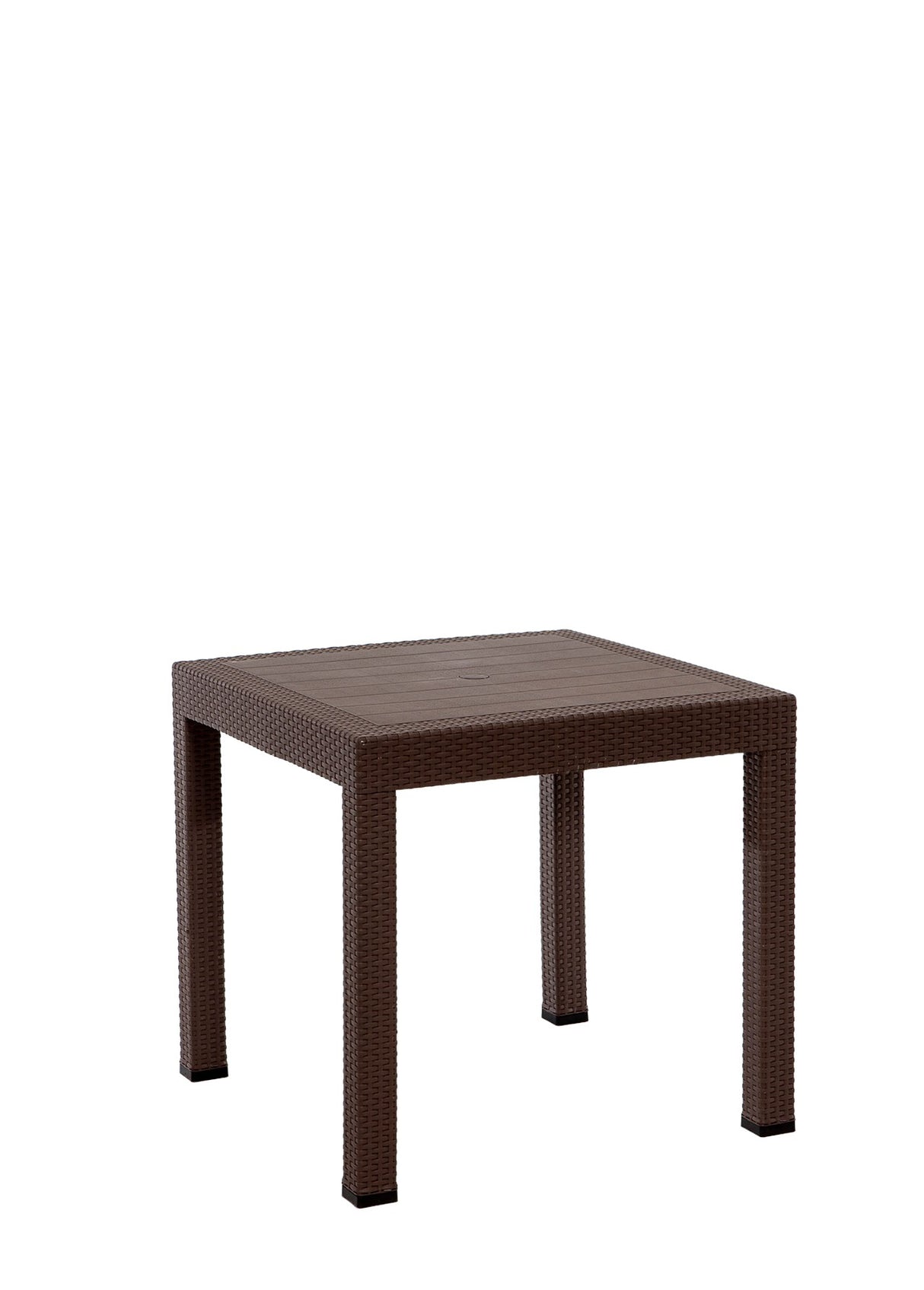 Set mobilier gradina Rattan 80x80 Small Lux Masa Takimi - Brown - Maro