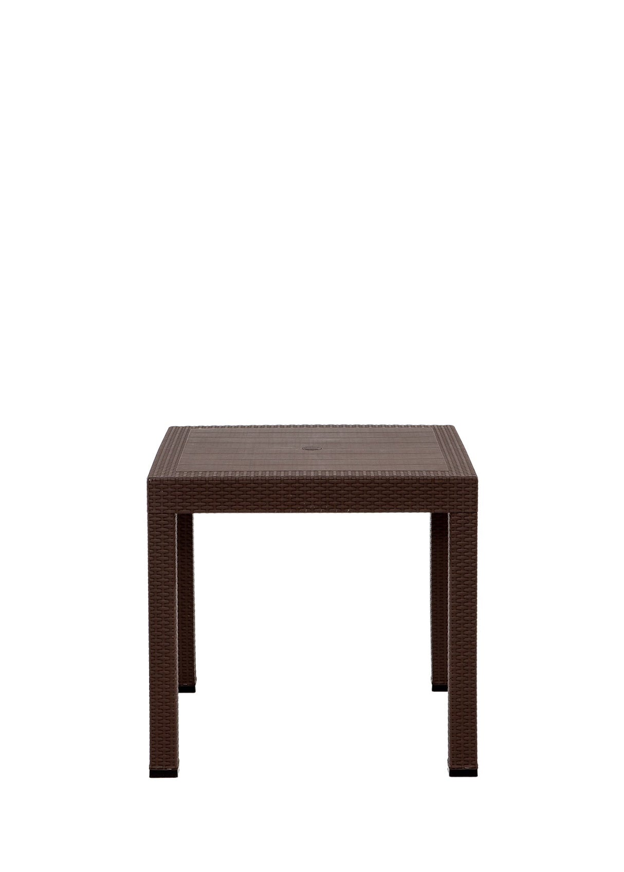 Set mobilier gradina Rattan 80x80 Small Lux Masa Takimi - Brown - Maro