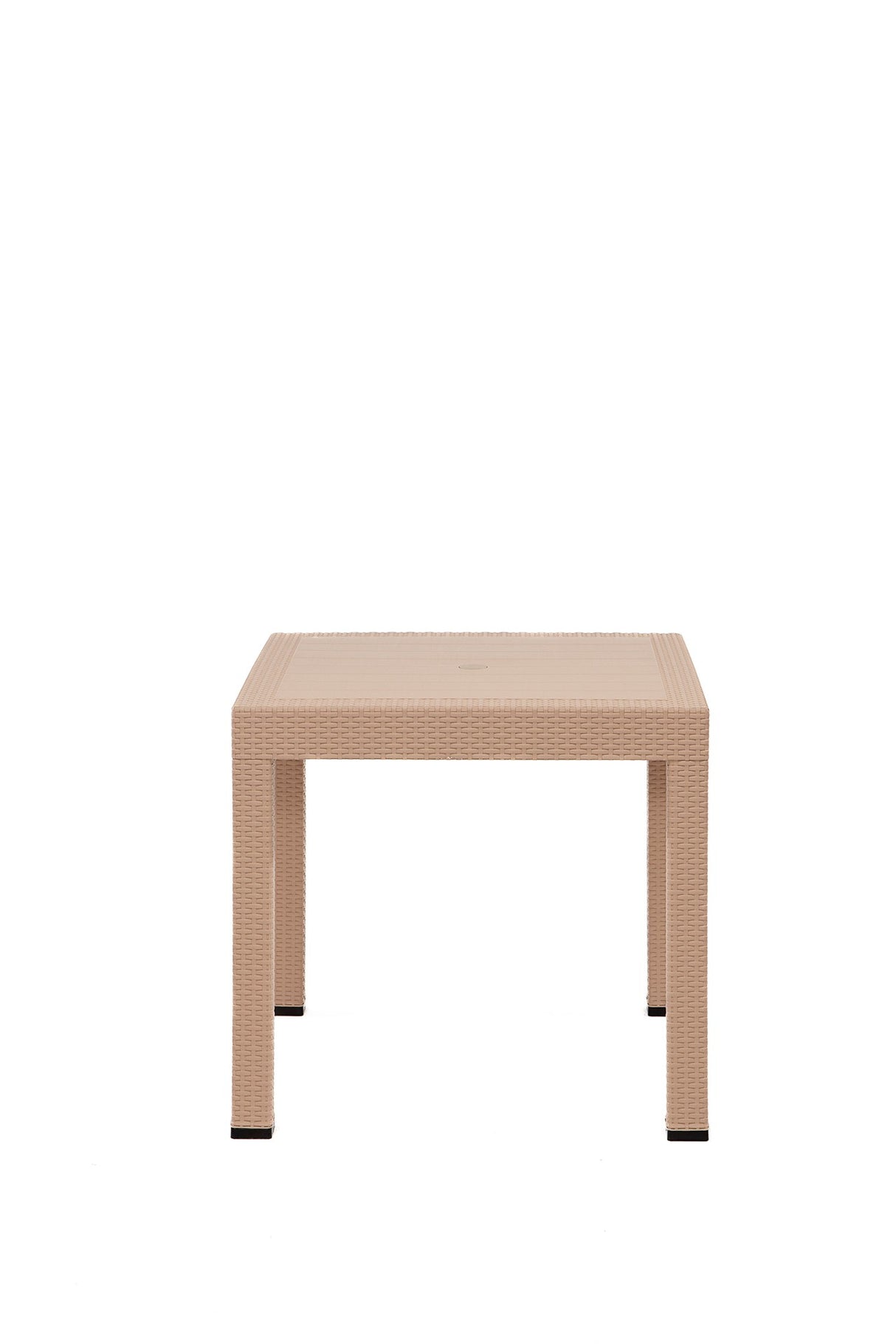 Set mobilier gradina Rattan 80x80 Small Lux Masa Takimi - Cappucino - Cappuccino