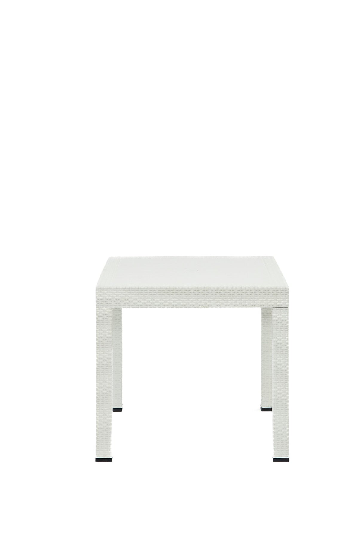 Set mobilier gradina Rattan 80x80 Small Lux Masa Takimi - White - Alb